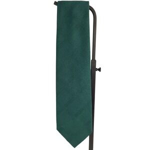 Hart Necktie Mens Green Textured Diamond Pattern Vintage